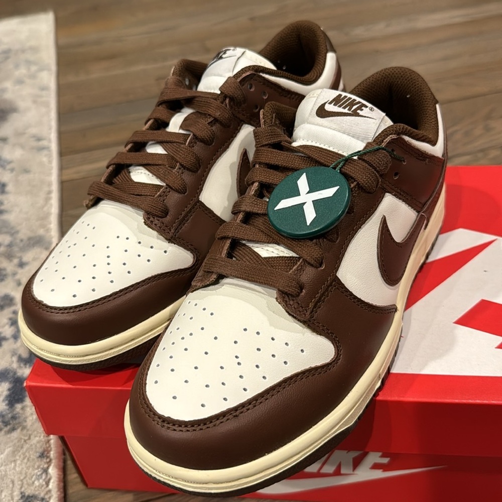 Stock x l Women’s Nike Low Dunks size 8,Color is Cocao Wow. Brand New